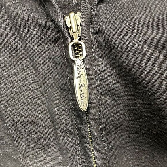 Harley Davidson Sleeveless Zip Up Shirt Top Blouse Size 1X - Picture 5 of 7